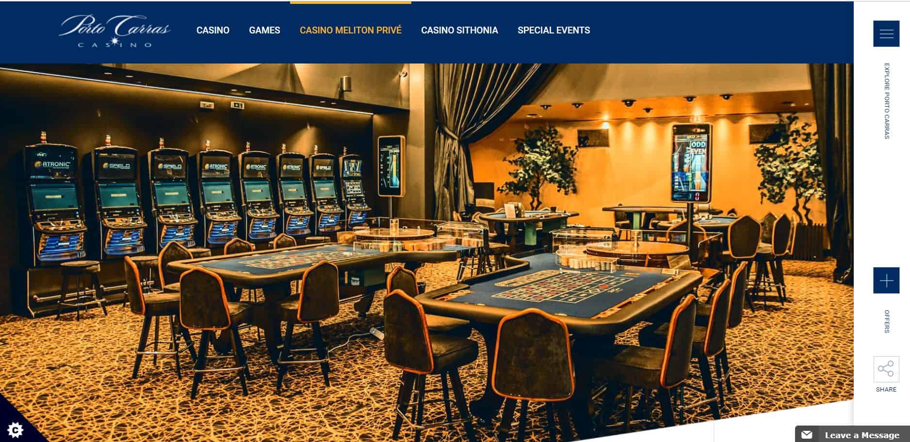 Porto Carras Casino Homepage